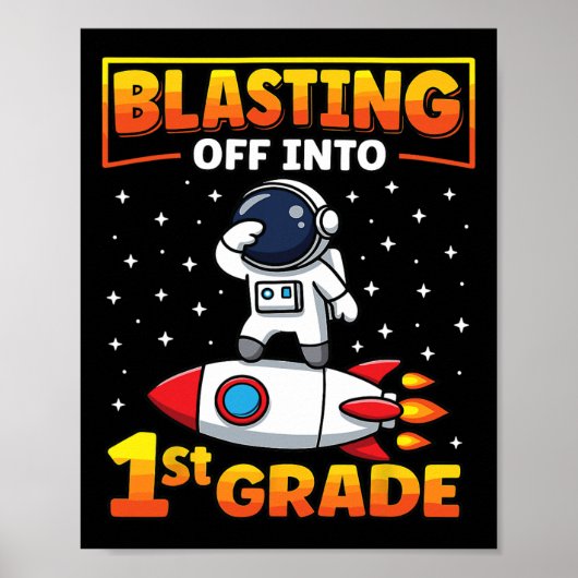 Teugelloop naar de 1e klas eerste schooldag 2 poster (Voorkant)