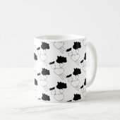 teugelpatroon koffiemok (Voorkant rechts)