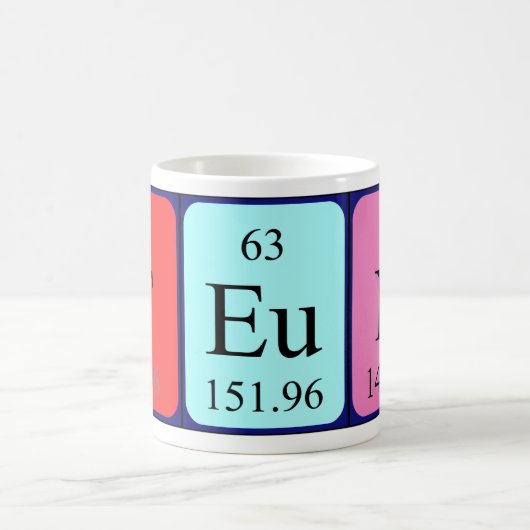 Teun periodieke lijstnaam mok (Center)