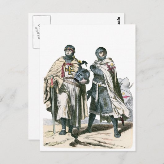 Teutonic Knachten Briefkaart (Voorkant / Achterkant)