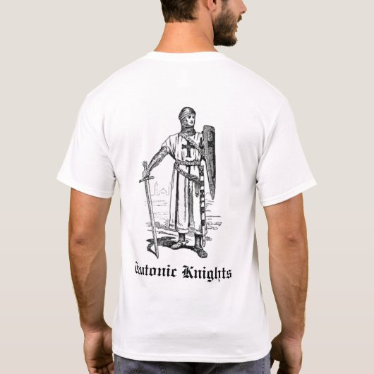 Teutonic Knight Afbeelding Shirt (Achterkant)