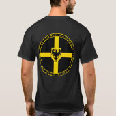 Teutonic Knight Black & Gold Round Seal Shirt (Achterkant)