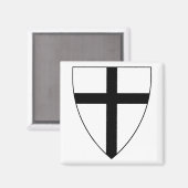 Teutonic Knight Coat of Arms Magneet (Voorkant / Achterkant)