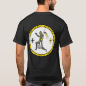 Teutonic Knight Praying Round Seal Shirt (Achterkant)