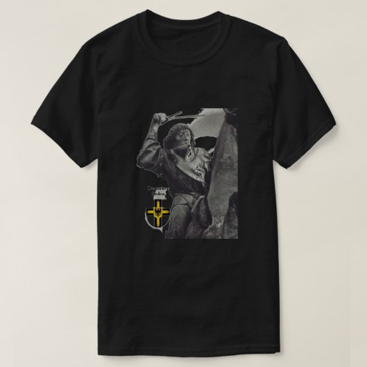 Teutonic Knight.. Schets van Georg von der Heid T-shirt (Design voorkant)