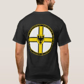 Teutonic Knight White Black & Gold Seal Shirt (Achterkant)
