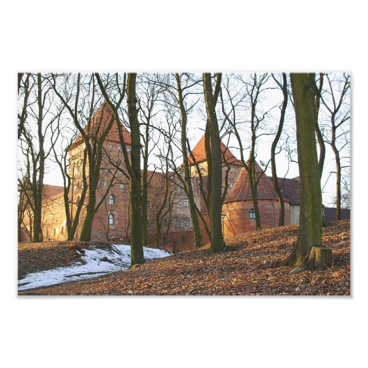 Teutonic Order castle Neidenburg - Foto Afdruk (Voorkant)