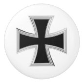 Teutonisch kruis keramische knop (Voorkant)