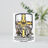 Teutonische messen briefkaart (Staand voorkant)