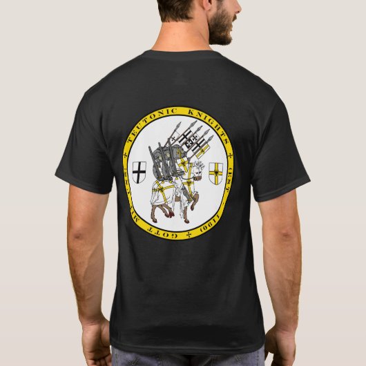 Teutonische nachten op het Shirt van de kruistocht (Achterkant)