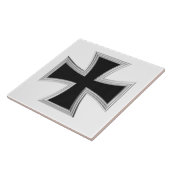 Teutoonse kruis tegeltje (Zijkant)
