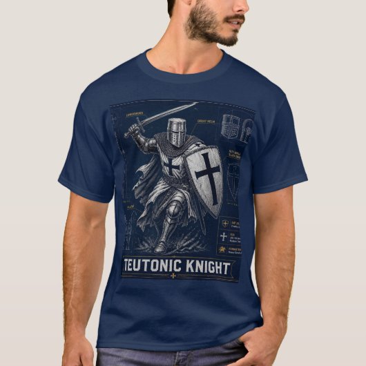 Teutoonse Ridder T-shirt (Voorkant)