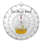 Teveel Beer Dartboard Dartbord (Voorkant)