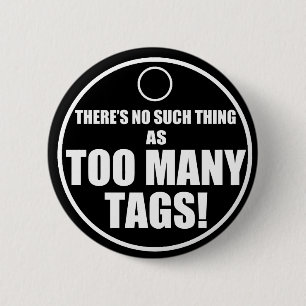Teveel Labels? Ronde Button 5,7 Cm