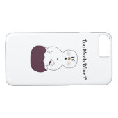 Teveel Wine Snowman iPhone 7 Hoesje (Achterkant (Horizontaal))