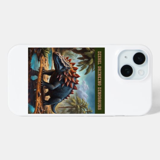 Tevreden Ankylosaurus Case-Mate iPhone Case (Achterkant (horizontaal))