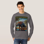 Tevreden ankylosaurus t-shirt (Voorkant volledig)