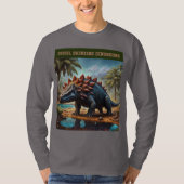 Tevreden ankylosaurus t-shirt (Voorkant)