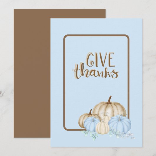 Tevreden bedankt met bekendmaking kaart (Voorkant / Achterkant)