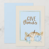 Tevreden bedankt met bekendmaking kaart (Voorkant / Achterkant)