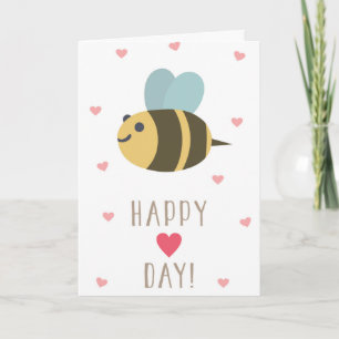 Tevreden Bij Mijn Wenskaart van Valentijn Feestdagen Kaart