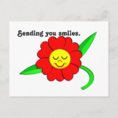 tevreden briefkaart (Voorkant)