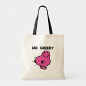 Tevreden de heer Greedy Tote Bag (Voorkant)