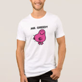 Tevreden de heer Greedy Tri-Blend Shirt (Voorkant)