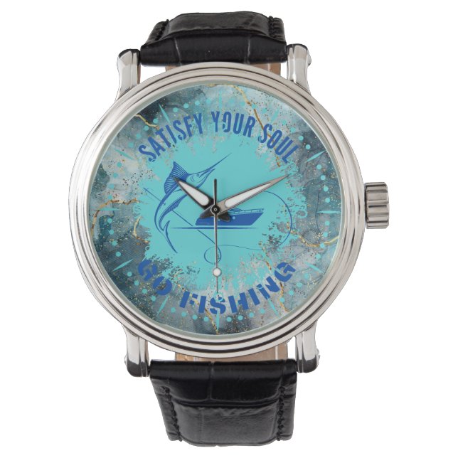 Tevreden je ziel | Marijnvis Horloge (Voorkant)