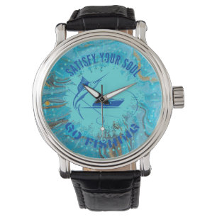 Tevreden je ziel Marijnvis Horloge