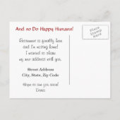 Tevreden Koeien Nieuw Adres/Verandering van Adres Aankondigingskaart (Achterkant)