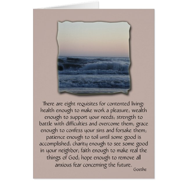 tevreden leven (Voorkant)