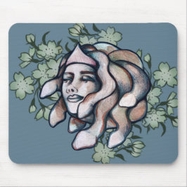 Tevreden Medusa Kunstwerk zachte gorgon kunst Medu Muismat