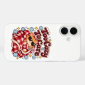 Tevreden om te verzorgen Grappige Kerstkat  Case-Mate iPhone Case (Achterkant (horizontaal))