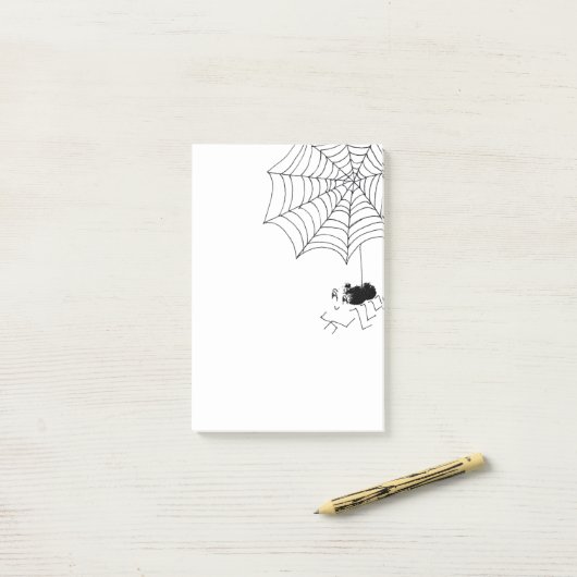 Tevreden spin post-it® notes (Op bureau)