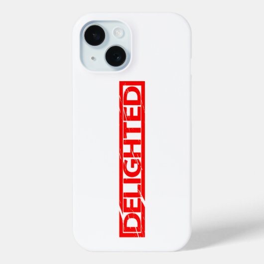 Tevreden Stempel Case-Mate iPhone Case (Achterkant)