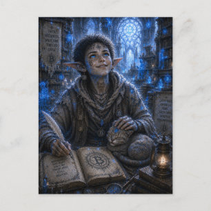 Tevredenheid / Beheerder / Heilige Bibliotheek Briefkaart