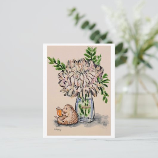 Tevredenheid briefkaart (Staand voorkant)