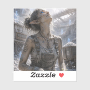 Tevredenheid / Cementwerker / Zoutmijn Sticker