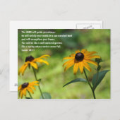 Tevredenheid in een zon-Scorched Land Briefkaart (Voorkant / Achterkant)