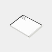 Tevredenheid ligt in de Inspanning niet Verwezenli Post-it® Notes (Schuin)