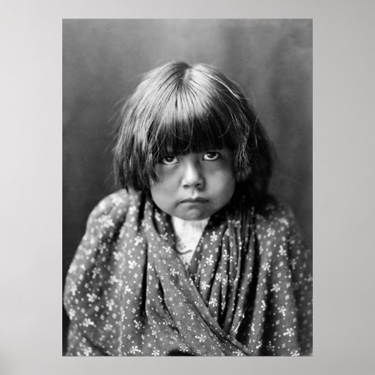 Tewa Indian Child, 1905 Poster (Voorkant)