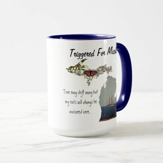 Teweeggebracht voor de Mok van Michigan (Voorkant rechts)