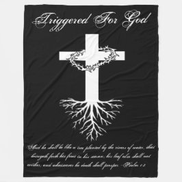 Teweeggebracht voor God Blanket Fleece Deken