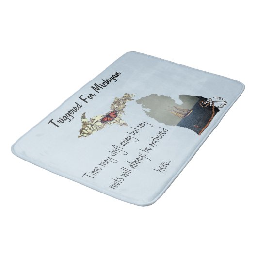 Teweeggebracht voor Michigan Bath Mat (Gekanteld)