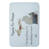Teweeggebracht voor Michigan Bath Mat (Voorkant Verticaal)