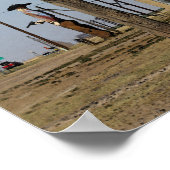 Tex en Texas Sign. Poster (Hoek)