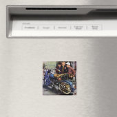 Tex-motorfiets Magneet (Insitu (Vaatwasser))