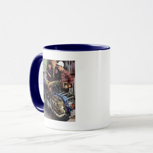 Tex-motorfiets Mok (Voorkant links)