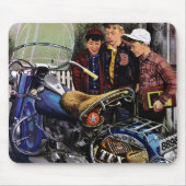 Tex-motorfiets Muismat (Voorkant)